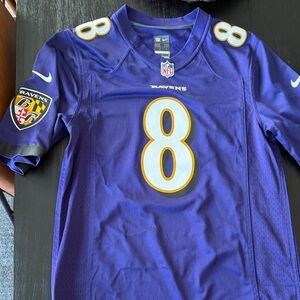 Nike Purple and Gold Men's Jersey Lamar Jackson Men’s Small